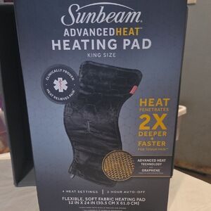 Sunbeam Graphene Heating Pad in Black